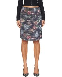 Petra Fargerstrom - Ssense Exclusive Floral Pleated Midi Skirt - Lyst