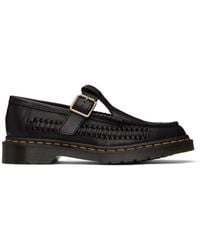 Dr. Martens - Adrian T-Bar Leather Loafers - Lyst