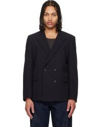 HUGO - Double-Breasted Blazer - Lyst