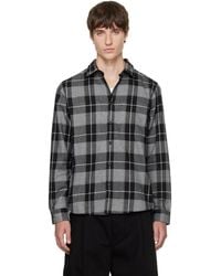 HUGO - Relaxed-Fit Glen-Check Cotton Twill Shirt - Lyst