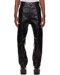 Rick Owens - Temple Leather Pants - Lyst