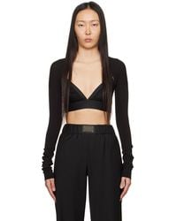 Dolce & Gabbana - Dolce&gabbana Black Kim Kardashian Edition Cardigan - Lyst