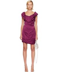 Vivienne Westwood - Burgundy Twisted Ginnie Minidress - Lyst