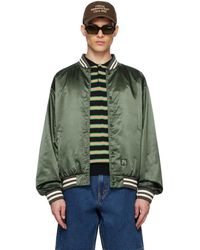 thisisneverthat - Embroidered Bomber Jacket - Lyst