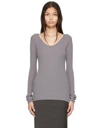 Low Classic - Gray Rayon Sweater - Lyst