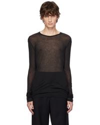 Ann Demeulemeester - Greg Printed Long Sleeve T-Shirt - Lyst