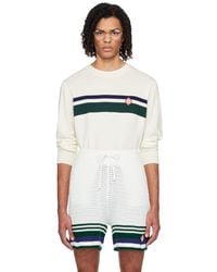 Casablanca - Off- Striped Sweater - Lyst