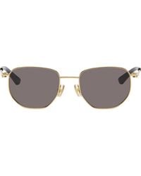 Bottega Veneta - Split Metal Sunglasses - Lyst
