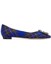 Manolo Blahnik - Hangisiflat Ballerina Flats - Lyst