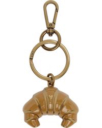 Ami Paris - Metal Ami De Coeur Croissant Keychain - Lyst