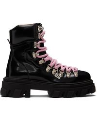 Ganni - Cleated Mountain Ankle Boot - Lyst