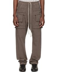 Rick Owens - Temple Creatch Drawstring Cargo Pants - Lyst