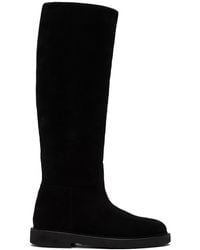 LEGRES - Suede Riding Boots - Lyst