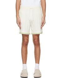 CASABLANCA - Off- Tennis Boucle Shorts - Lyst