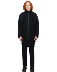 Homme Plissé Issey Miyake - Homme Plissé Issey Miyake Black Monthly Color September Coat - Lyst
