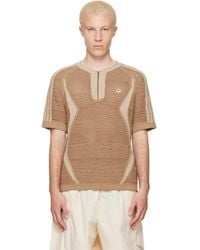 adidas Originals - Tan Edison Chen Edition Clot Knit Jersey T-Shirt - Lyst