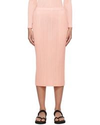 Pleats Please Issey Miyake - Monthly Colors October Maxi Skirt - Lyst