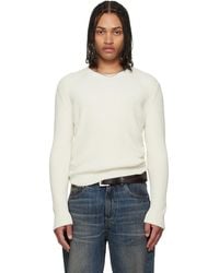 Our Legacy - Off- Compact Roundneck Sweater - Lyst