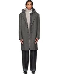 Acne Studios - Single-Breasted Wool Coat - Lyst