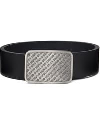HUGO - Leather Belt - Lyst