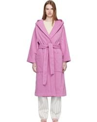 Tekla - Terry Hooded Bathrobe - Lyst