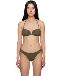 Nanushka - Khaki Merve Bikini Bottoms - Lyst