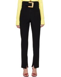 Balmain - Stretch Belt Trousers - Lyst