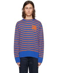 Maison Kitsuné - Intarsia Sweater - Lyst