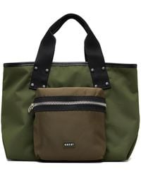 Sacai - Khaki Medium Pocket Tote - Lyst