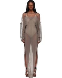 Rick Owens - Temple Collage Maxi Dress - Lyst