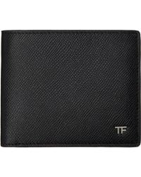 Tom Ford - Small Grain Leather Bifold Wallet - Lyst