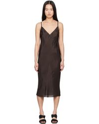 Rick Owens - Hollywood Slip Midi Dress - Lyst