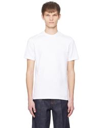 Ferragamo - T-shirt blanc à écusson - Lyst