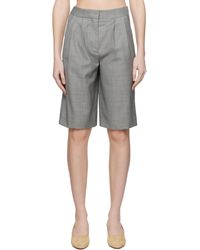 Loulou de Saison - グレー Soan ショートパンツ - Lyst