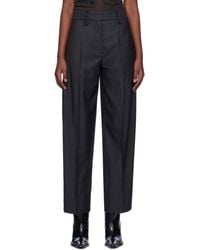 Ganni - Stripe Suiting Trousers - Lyst