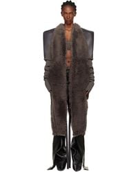 Rick Owens - Concordians Sl Cyclops Reversible Shearling Coat - Lyst