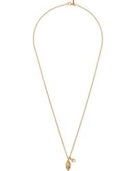 Emanuele Bicocchi - Pearl Skull Necklace - Lyst