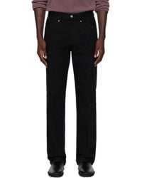 Lemaire - Straight Leg Five Pocket Jeans - Lyst