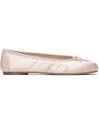 Maison Margiela - Tabi Satin Ballerina Flats - Lyst