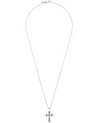 Emanuele Bicocchi - Small Avelli Cross Necklace - Lyst