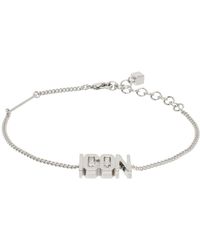 DSquared² - Silver 'icon' Evening Bracelet - Lyst