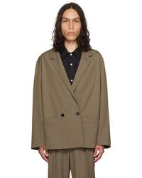 Lemaire - Double-breasted Blazer - Lyst