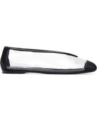 Moschino - Pvc Ballerina Flats - Lyst