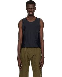 Mugler - ブラック Corseted タンクトップ - Lyst