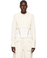 Dion Lee - Off-white Safety Slider Shirt - Lyst