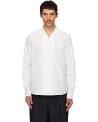 Jil Sander - Off- Camp Collar Shirt - Lyst
