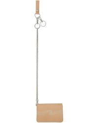 Nudie Jeans Alfsson Chain Wallet - Natural