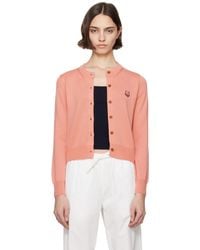 Maison Kitsuné - Bold Fox Head Patch Regular Cardigan - Lyst