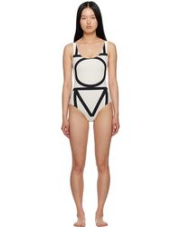 TOTEME - Monogram One-Piece Swimsuit - Lyst