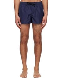 Versace - Embroidered Medusa Swim Shorts - Lyst
